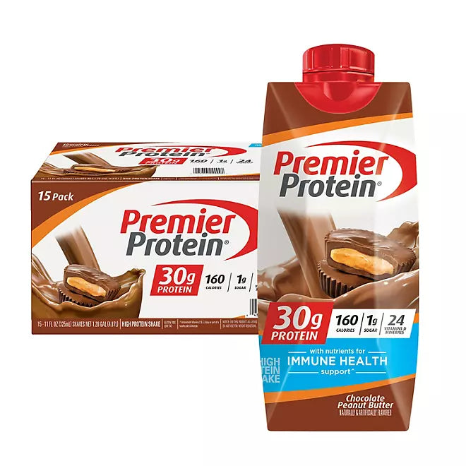 New Flavors - pack of 15, Premier Protein 30g High Protein Shake