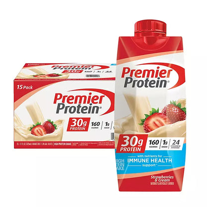 New Flavors - pack of 15, Premier Protein 30g High Protein Shake