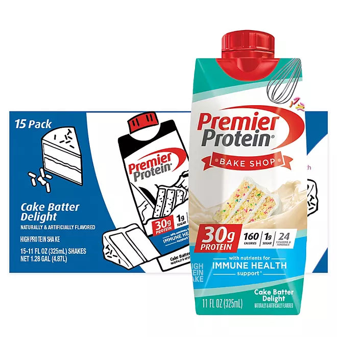 New Flavors - pack of 15, Premier Protein 30g High Protein Shake